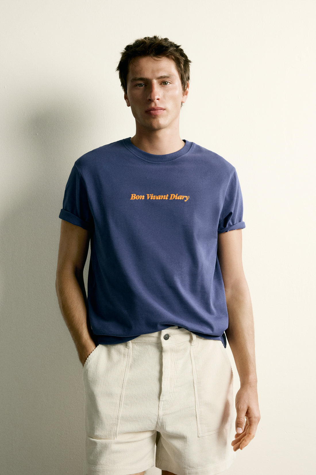 T-SHIRT RELAXED FIT À INSCRIPTION BRODÉE