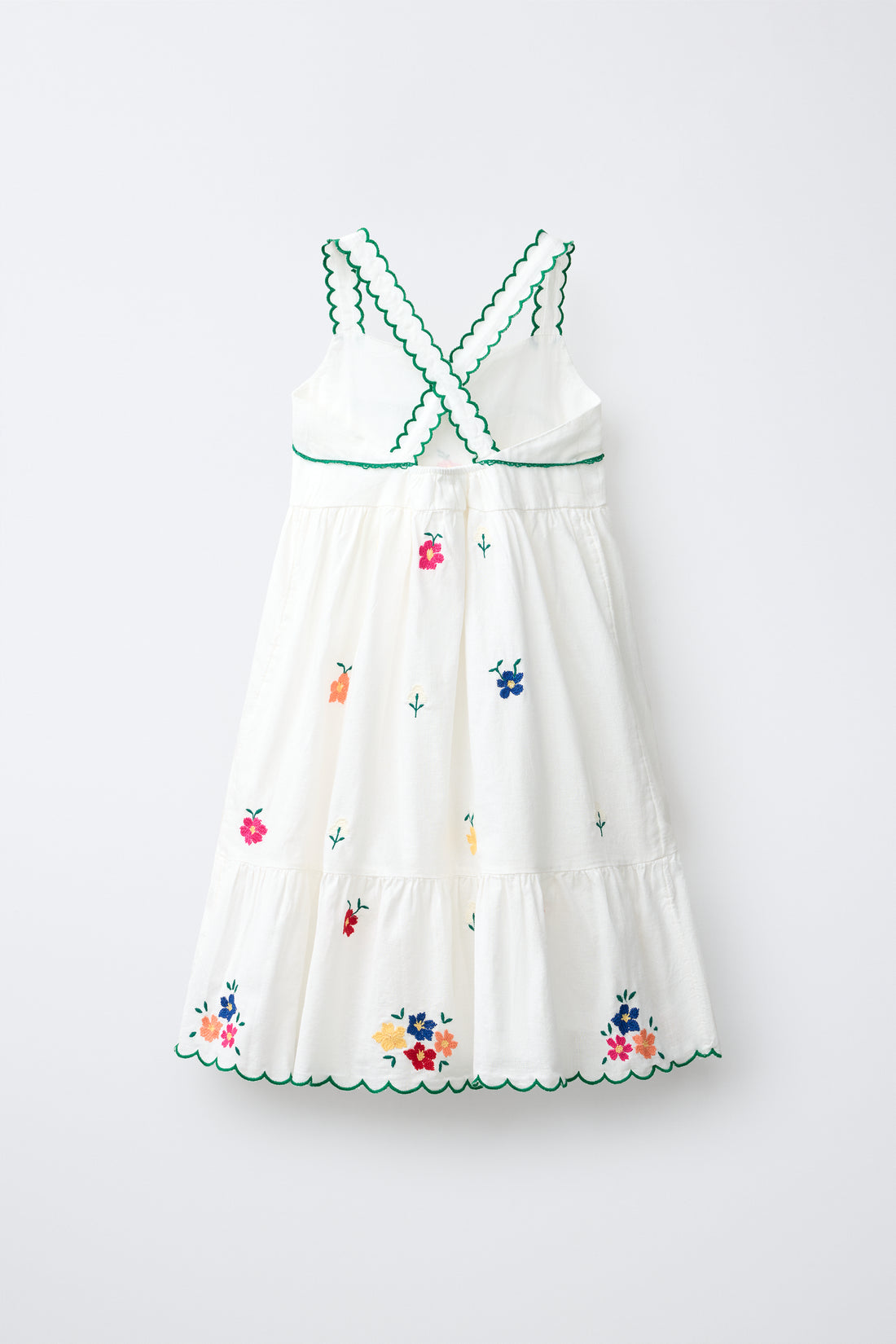 ROBE BRODÉE FLORALE