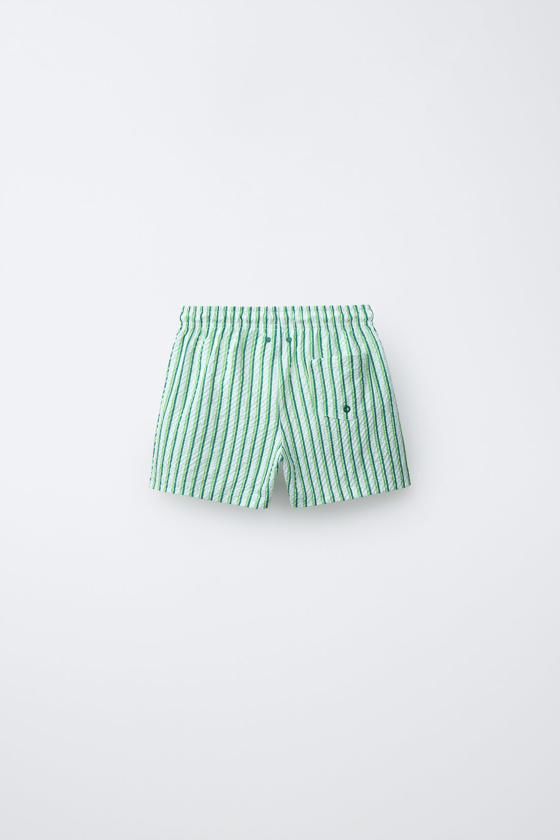 6-14 ANS/ SHORT DE BAIN SEERSUCKER À RAYURES