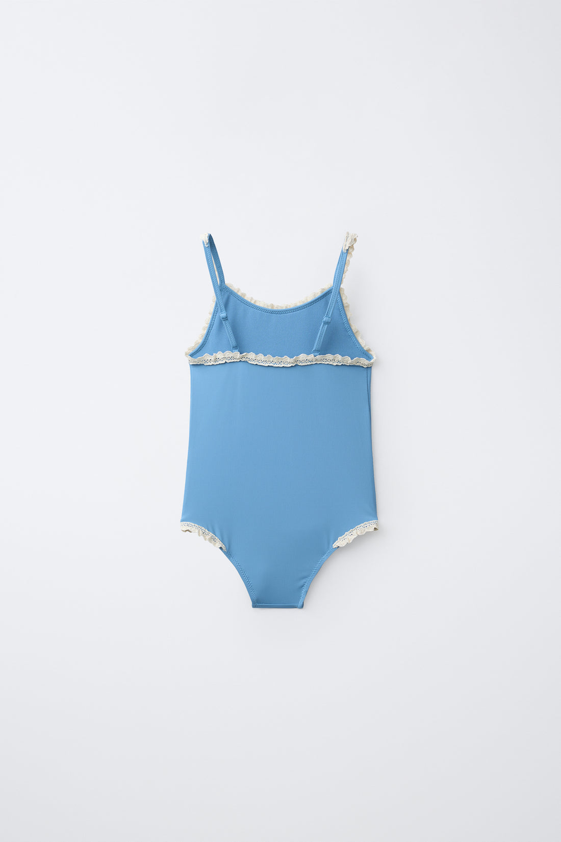MAILLOT DE BAIN DENTELLE EN CONTRASTE (6-14 ANS)