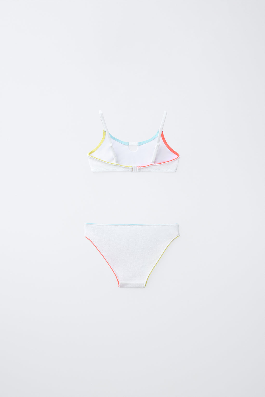 6-14 ANS/ BIKINI BRODÉ MOTIFS MARINS