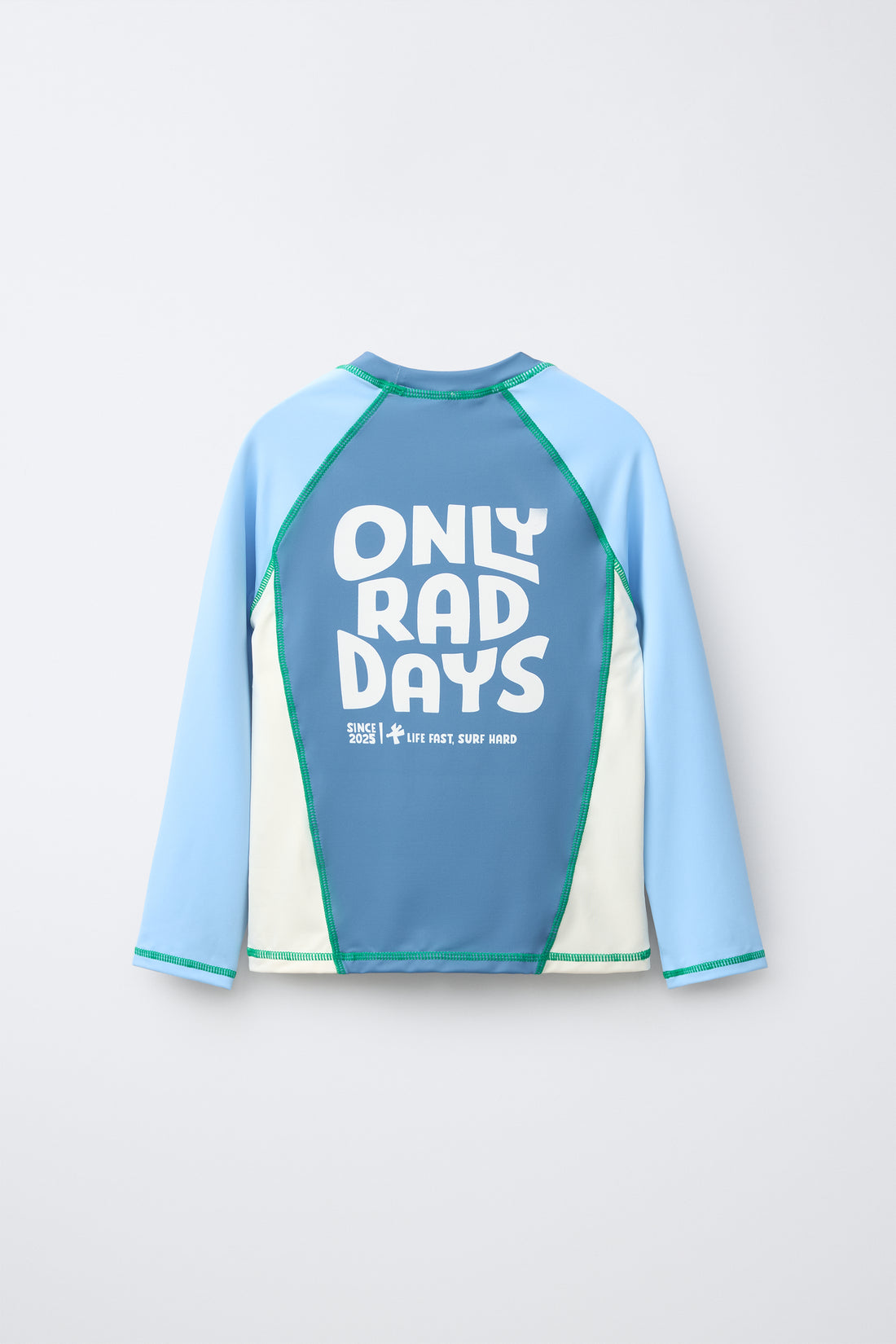 6-14 ANS/ T-SHIRT DE BAIN CONTRASTE LOGO