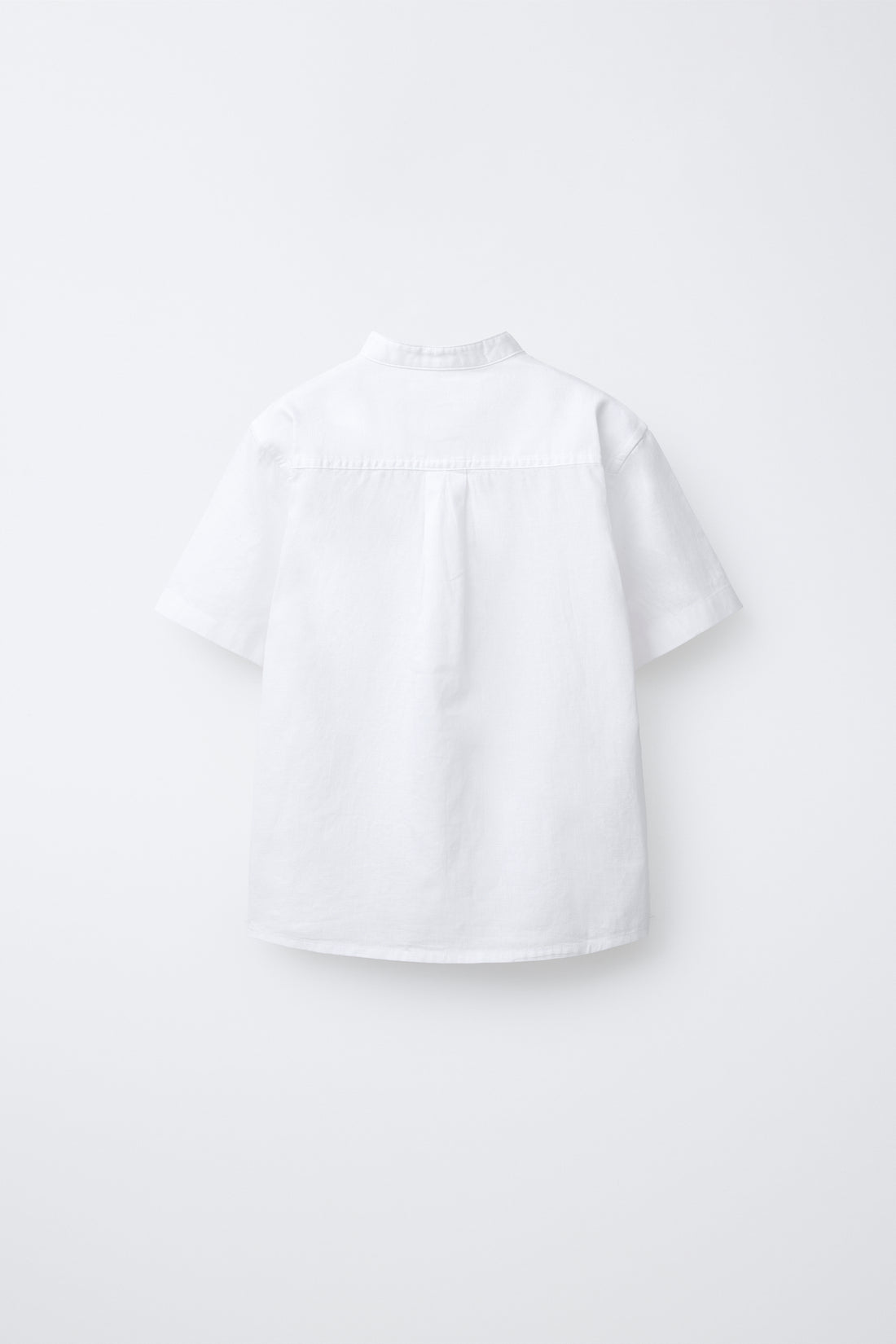 CHEMISE COL MAO COTON ET LIN