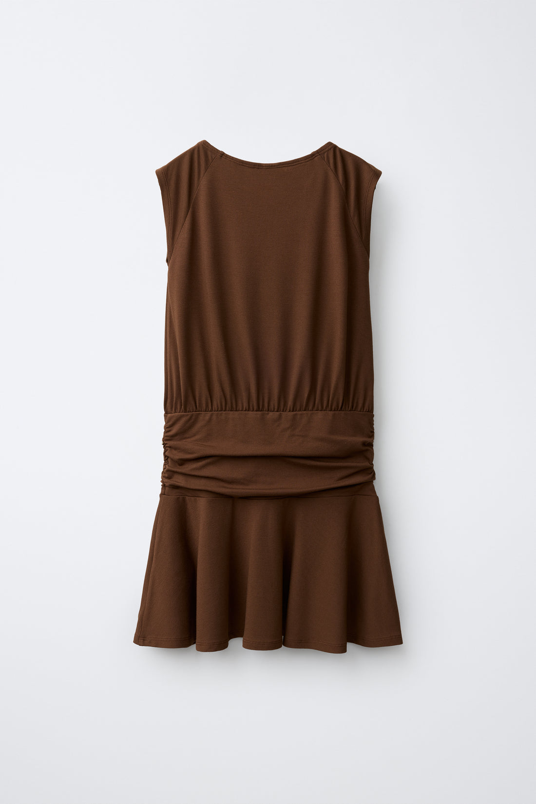 ROBE CEINTURÉE À VOLANT