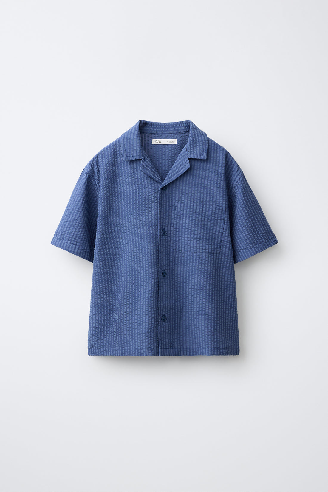 6-14 ANS / PYJAMA CHEMISE SEERSUCKER EN MODAL
