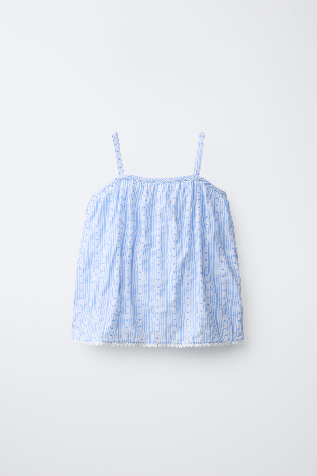 6-14 ANS / PYJAMA À RAYURES ET CŒURS