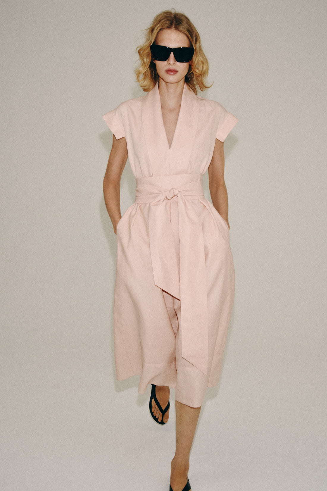ROBE-CHEMISE AVEC CEINTURE ZW COLLECTION