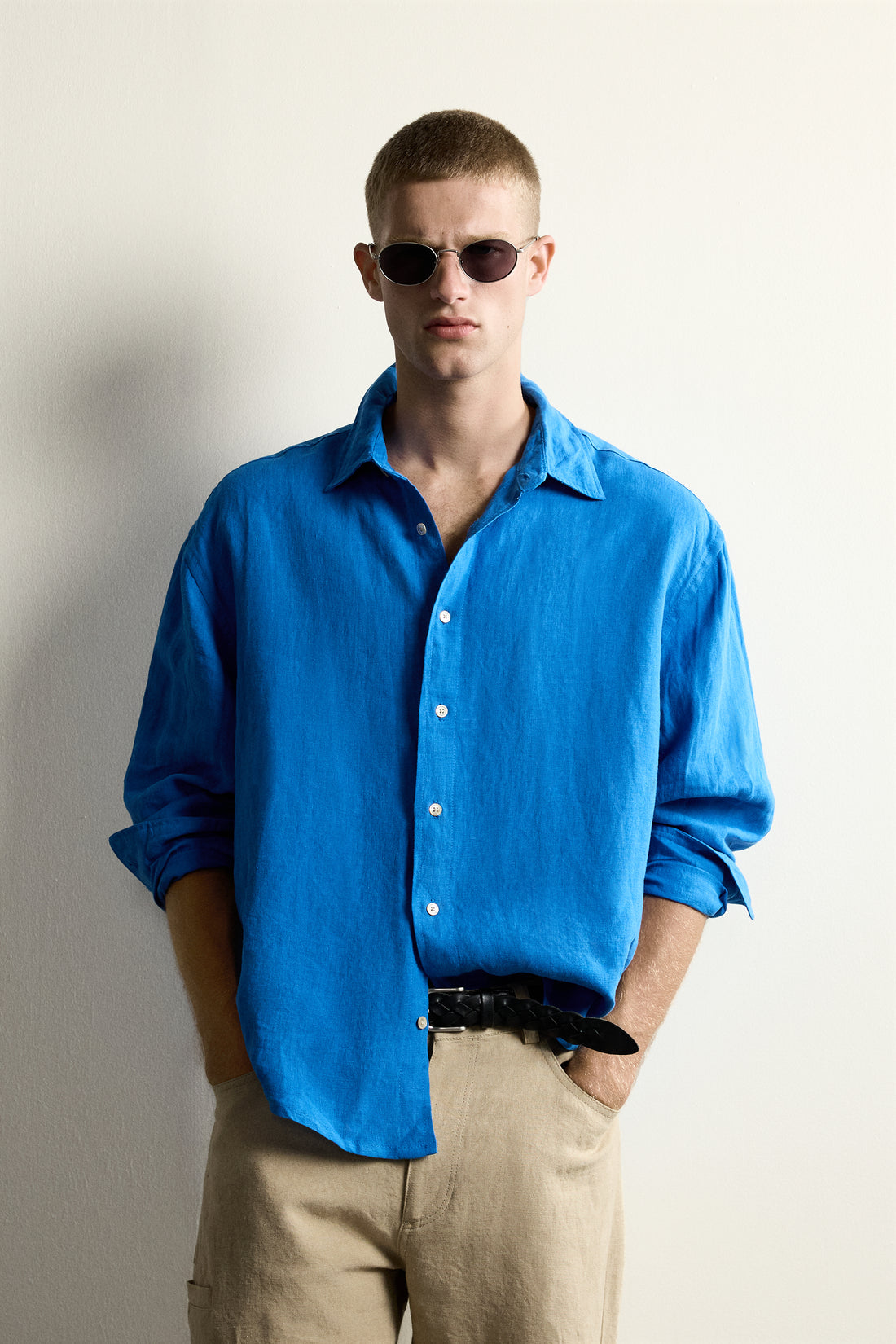 CHEMISE RELAXED FIT 100 % LIN