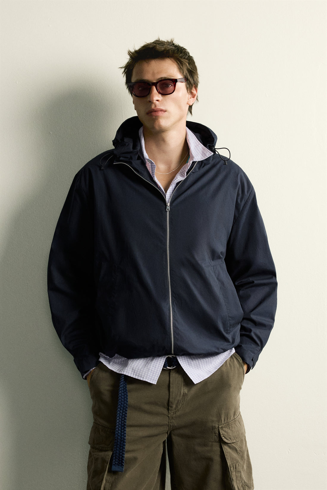 BLOUSON LÉGER REGULAR FIT EN POPELINE
