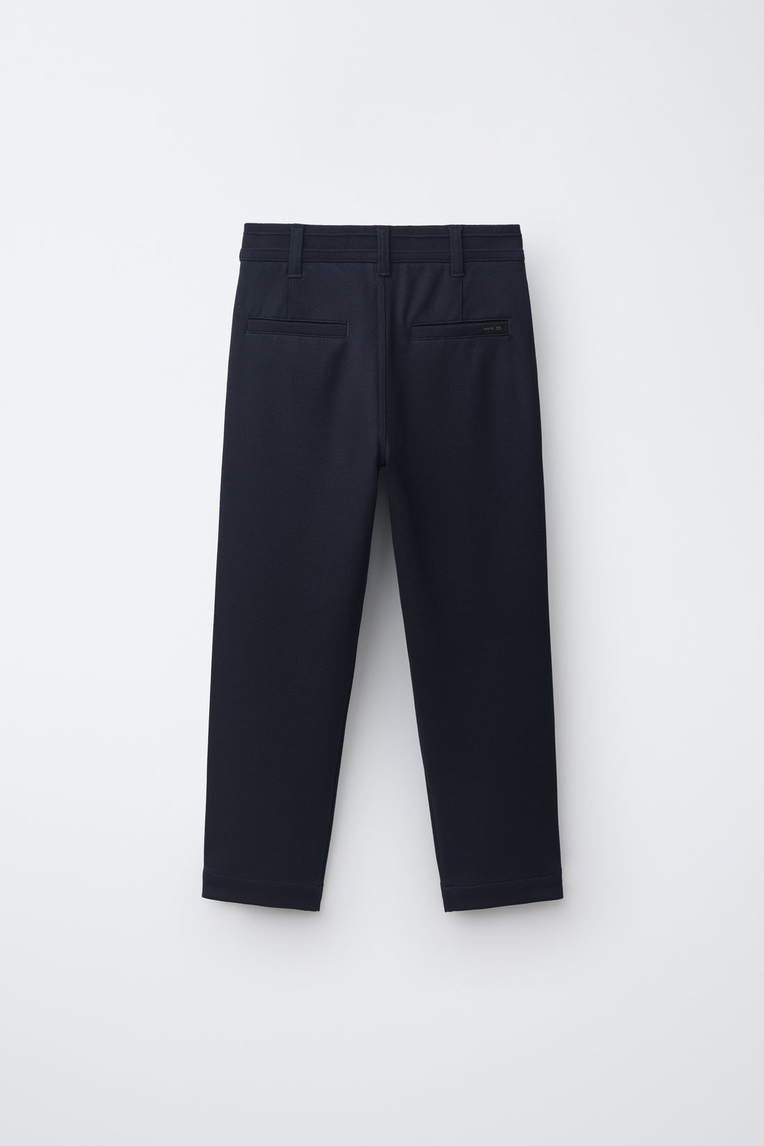PANTALON DROIT TAILLE BORD-CÔTE