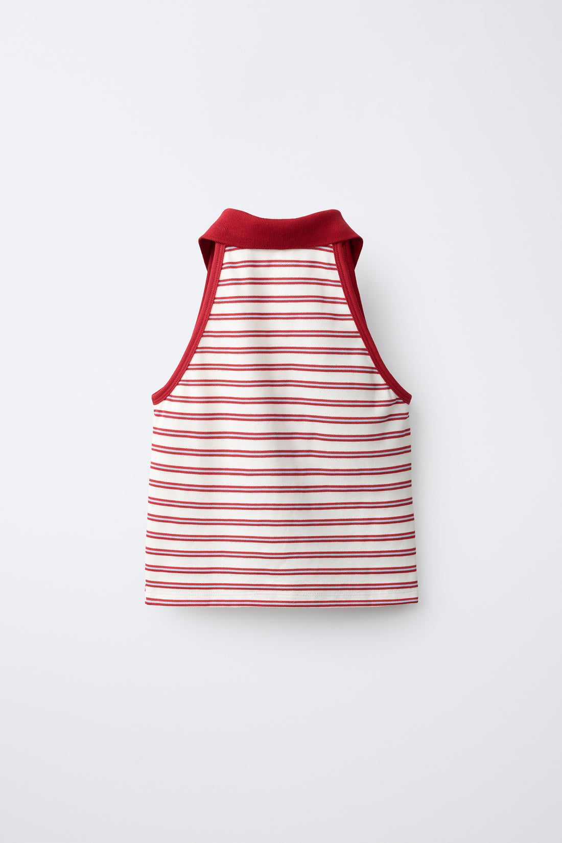 POLO PIQUÉ À COL HALTER