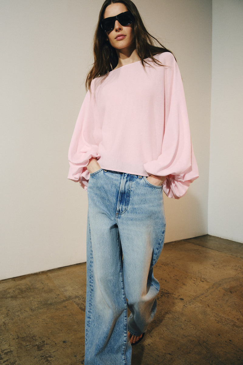 Rose pâle