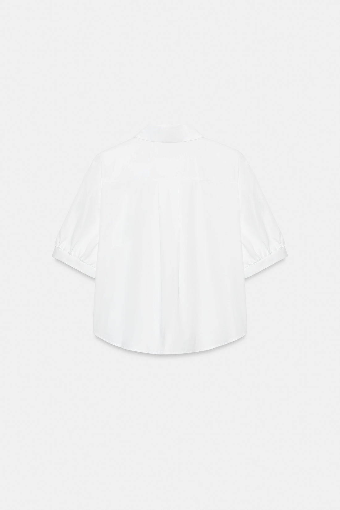 CHEMISE EN POPELINE À PERLES