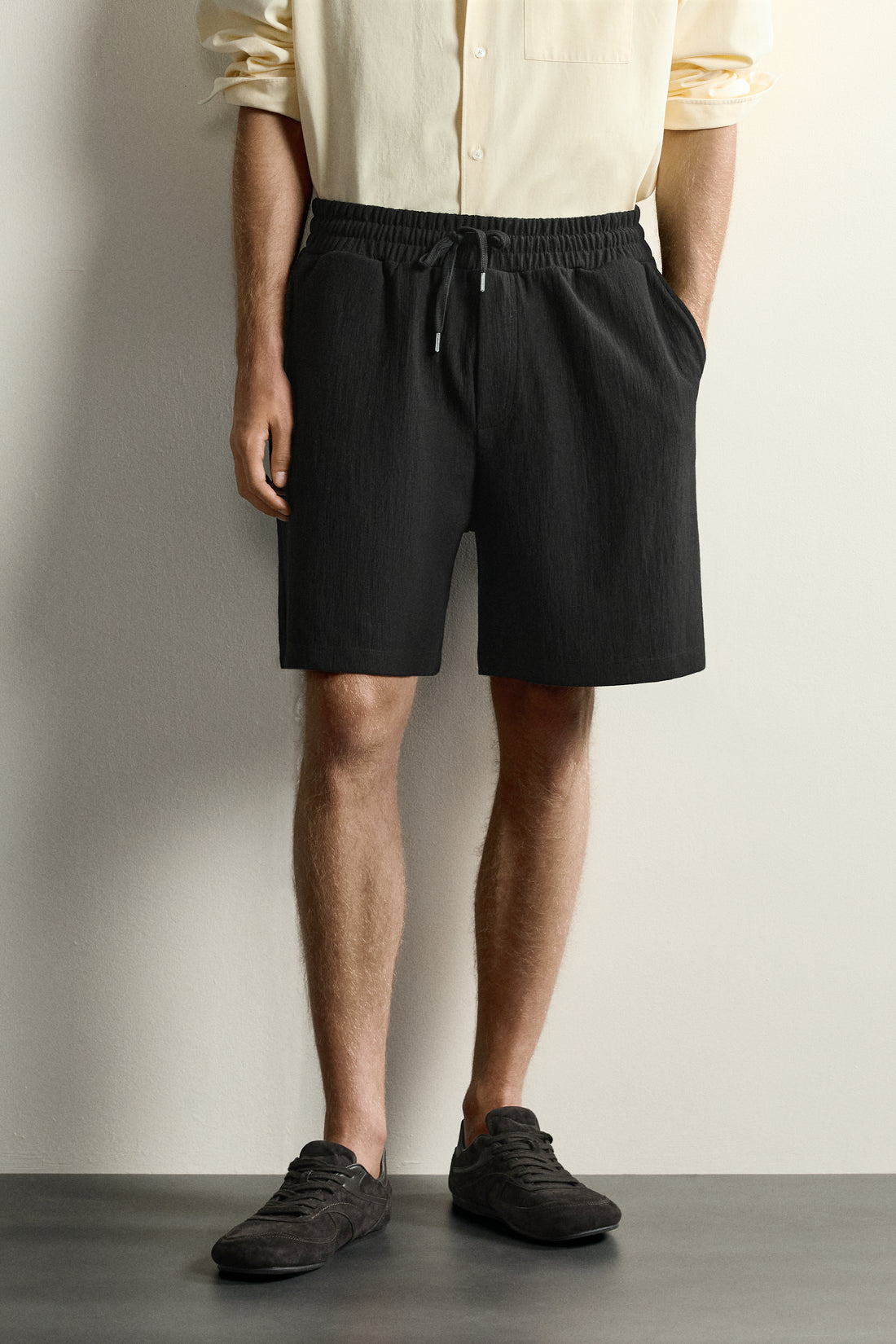 BERMUDA JOGGER STRUCTURÉ