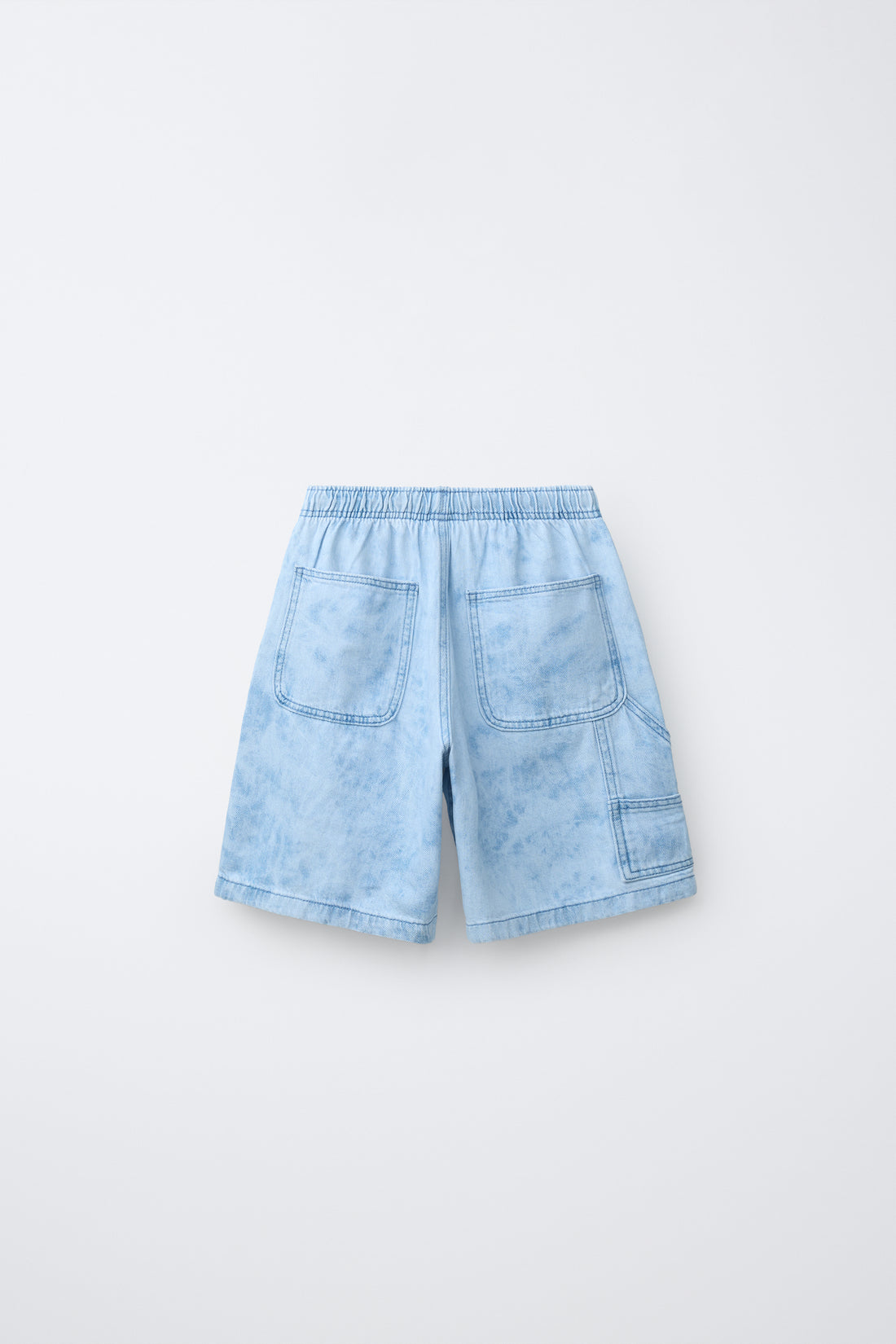 BERMUDA EN JEAN TIE DYE
