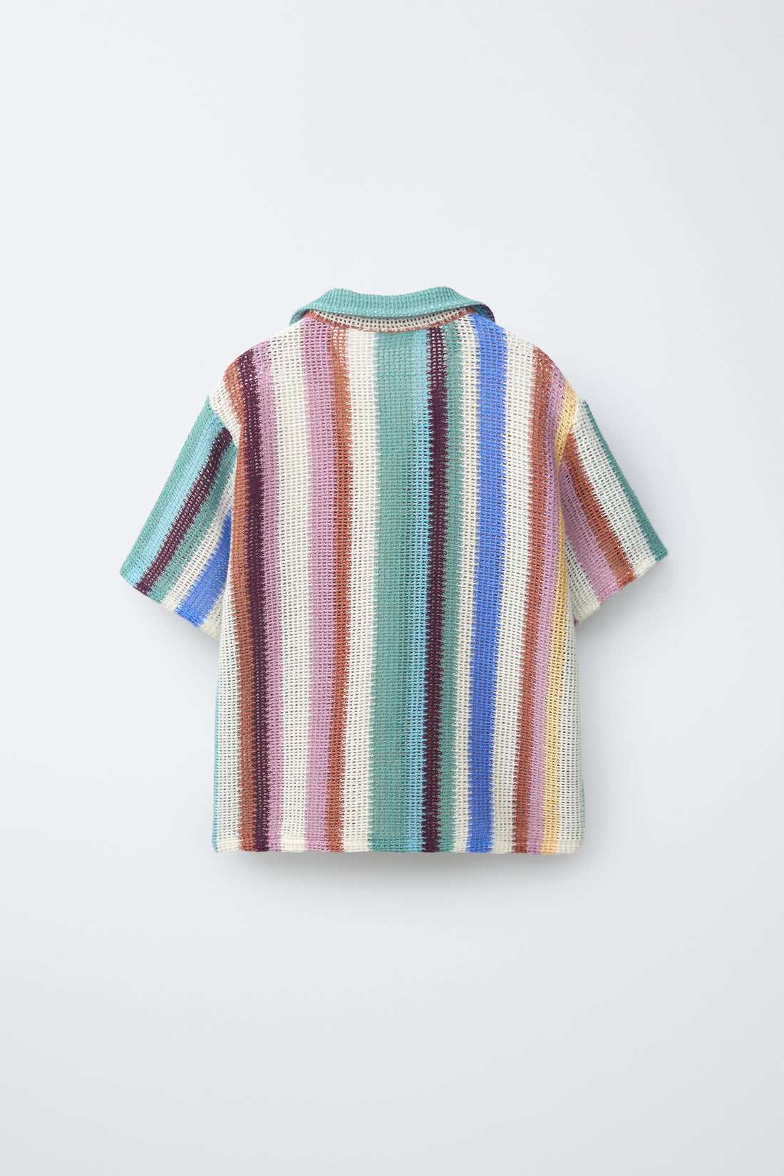 CHEMISE CROCHET À RAYURES