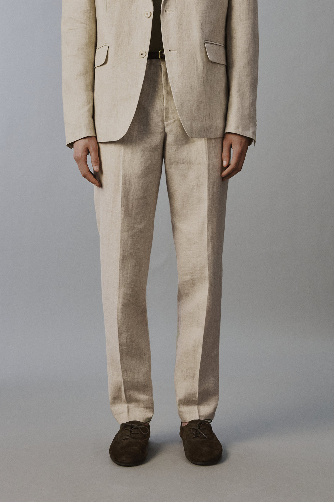 PANTALON DE COSTUME 100 % LIN