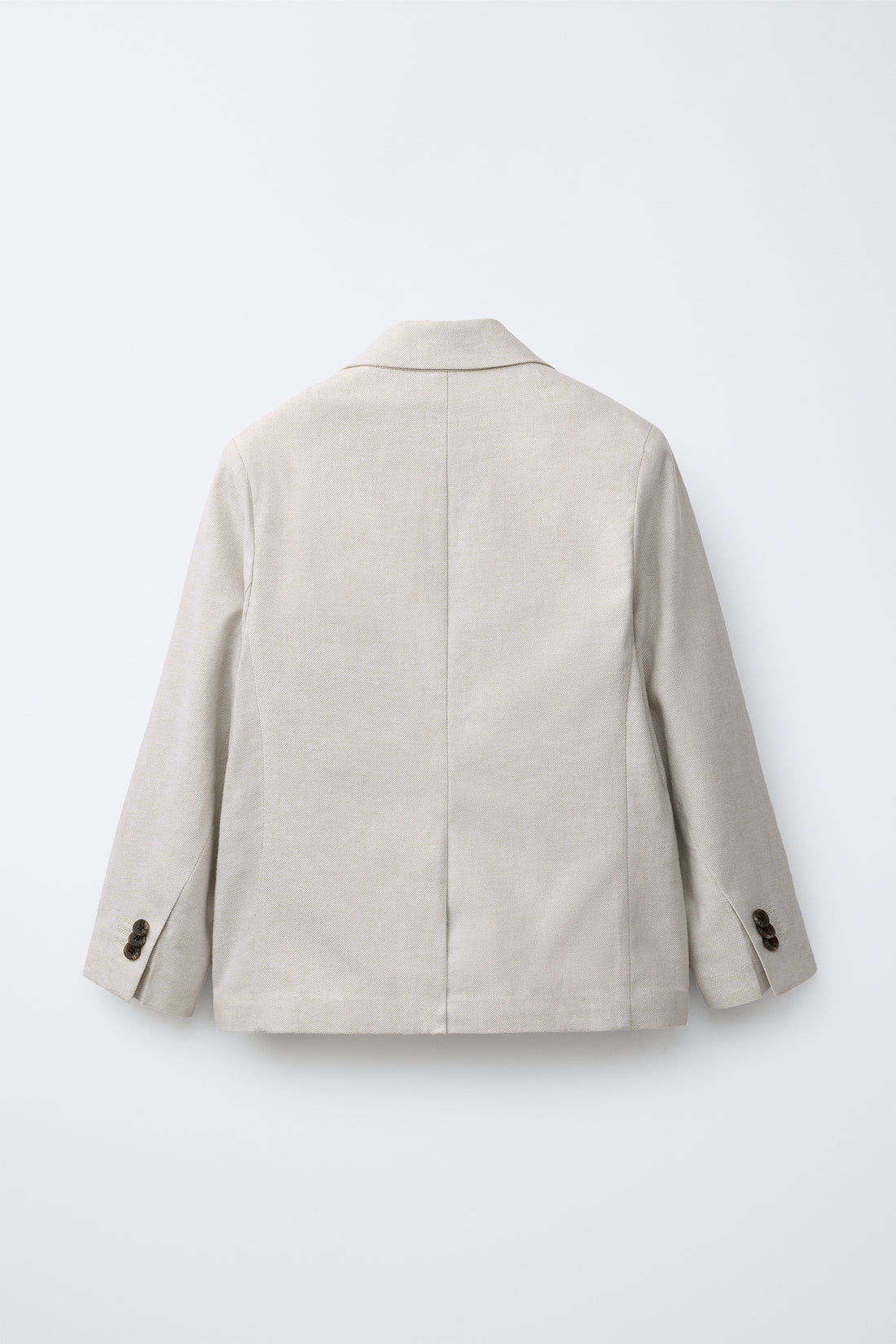 VESTE DE COSTUME EN COTON ET LIN