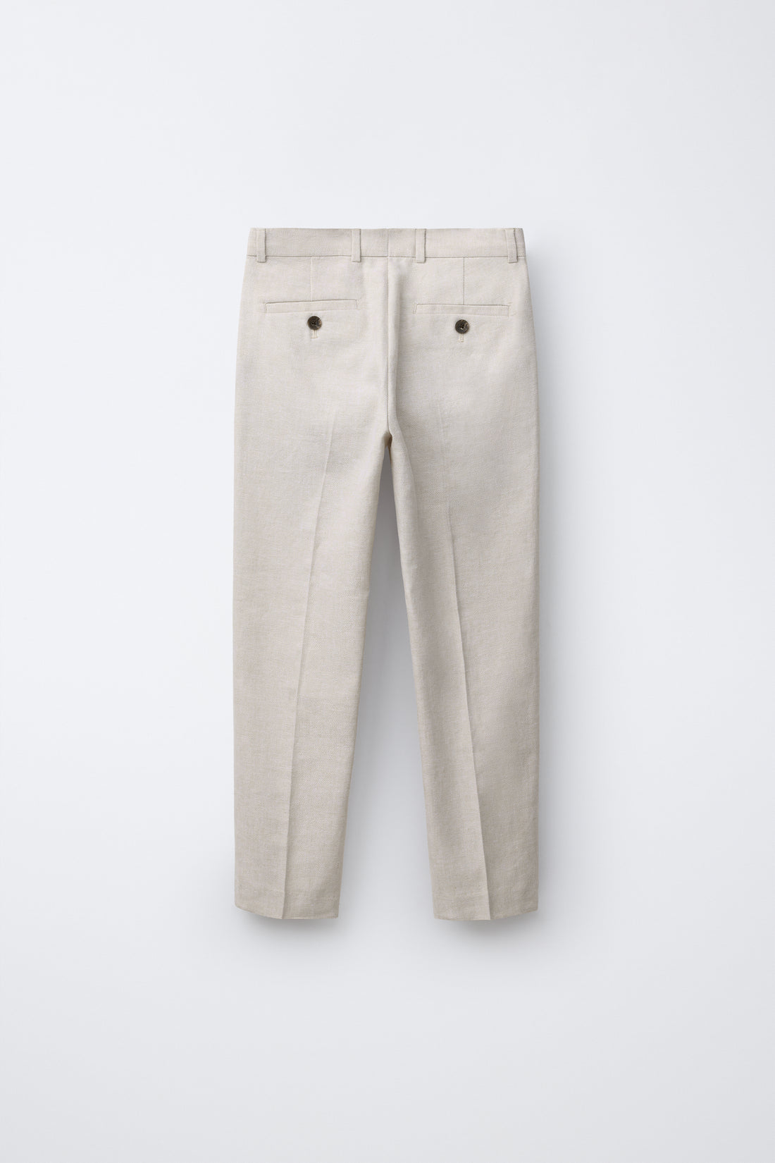 PANTALON DE COSTUME AVEC COTON ET LIN