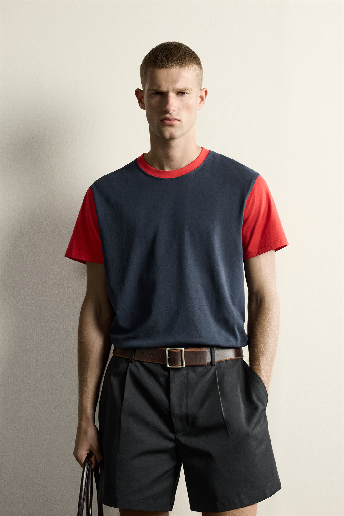 T-SHIRT REGULAR FIT COLOR BLOCK