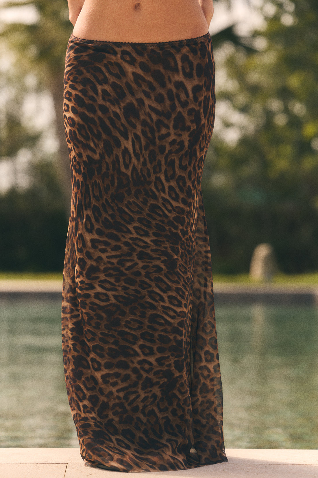JUPE EN TULLE À IMPRIMÉ ANIMALIER