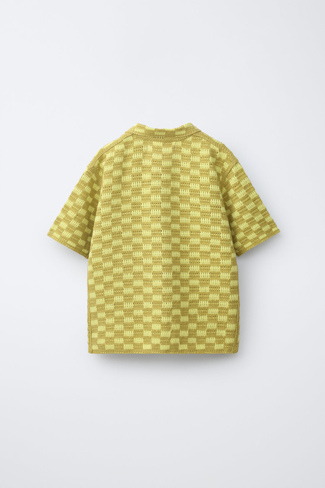 CHEMISE EN CROCHET À DAMIER