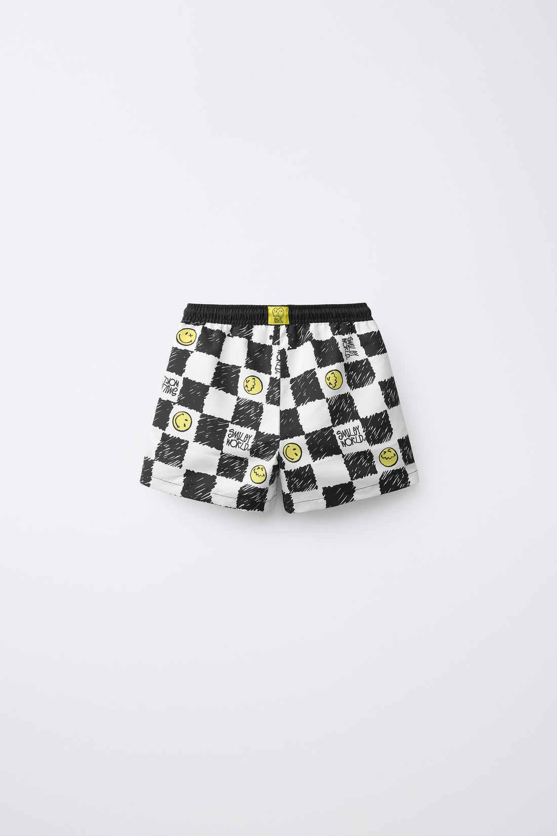 6-14 ANS/ SHORT DE BAIN DAMIER SMILEYWORLD ®