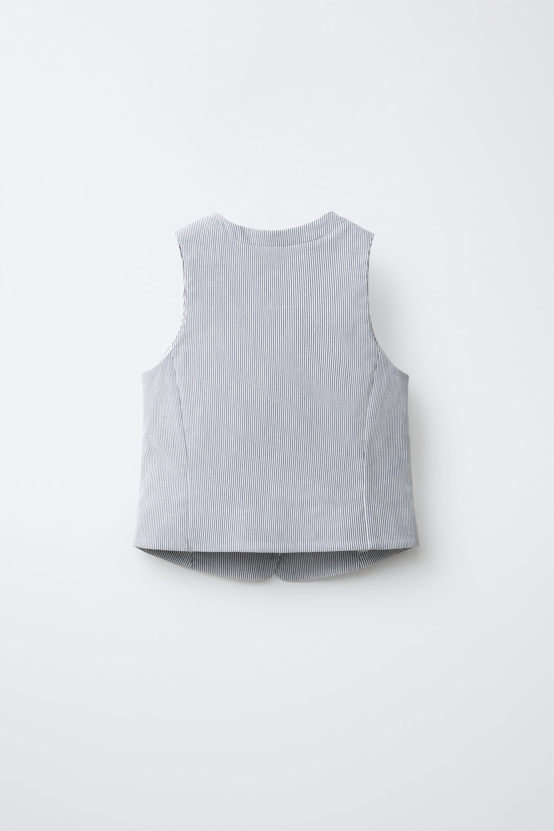 GILET CROISÉ COL MAO