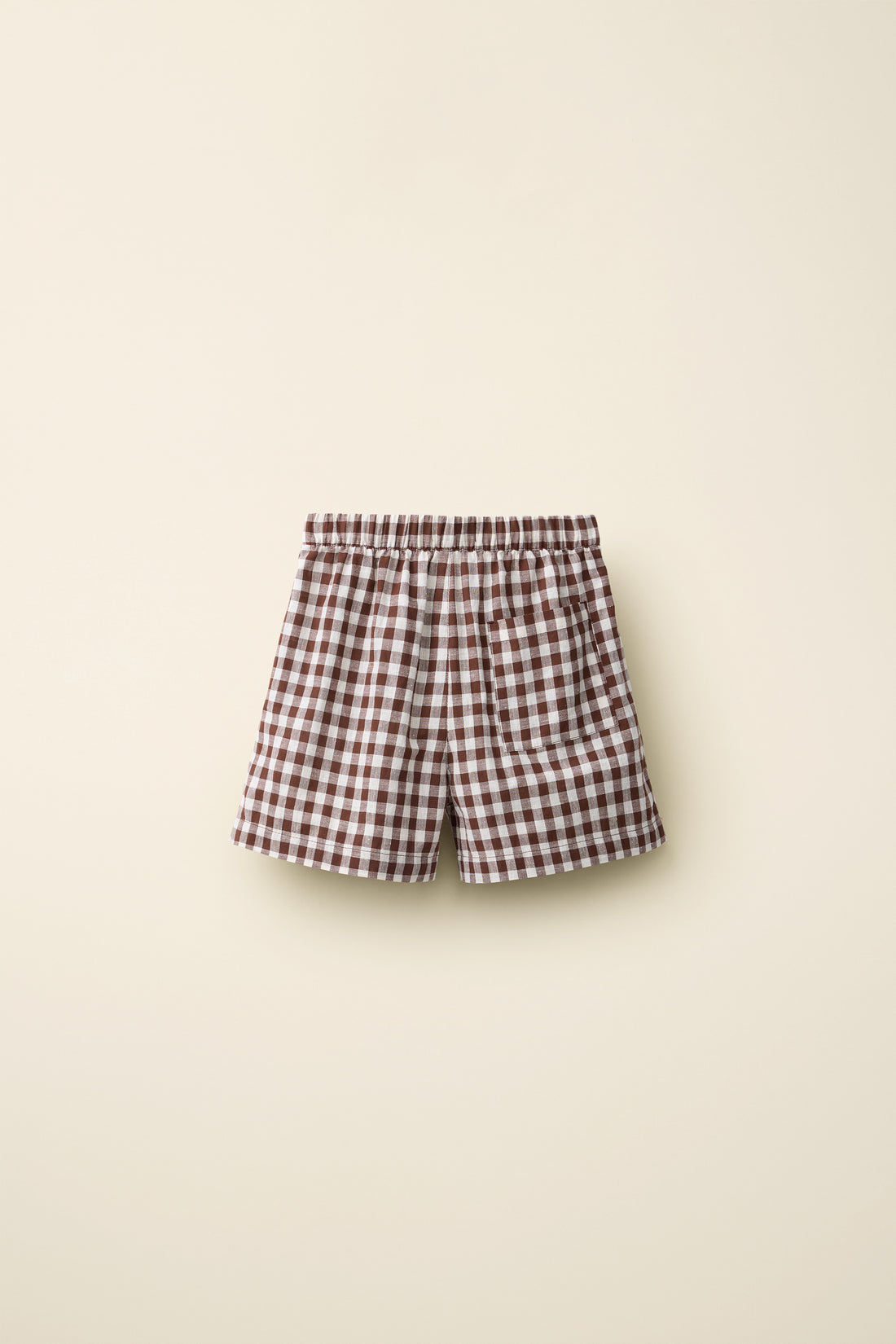 SHORT À CARREAUX VICHY EN COTON ET LIN CRÉÉ PAR CARAMEL LONDON X ZARA