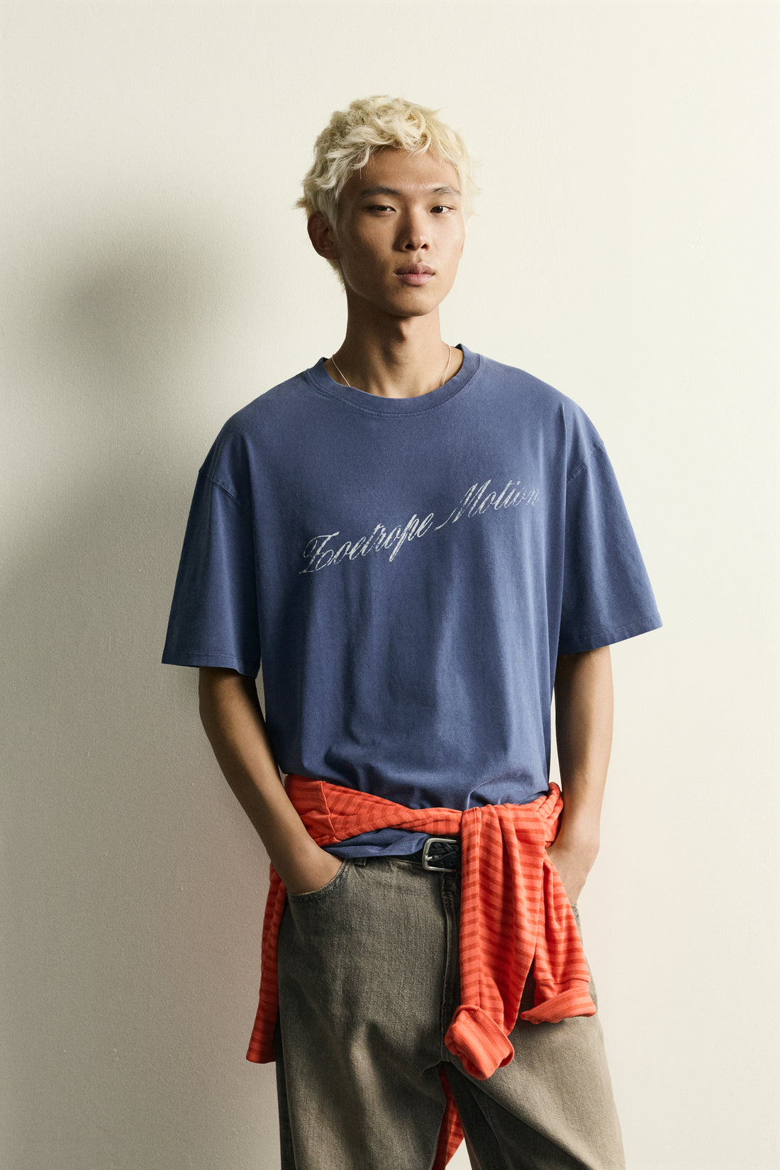 T-SHIRT BOXY FIT IMPRIMÉ DÉLAVÉ