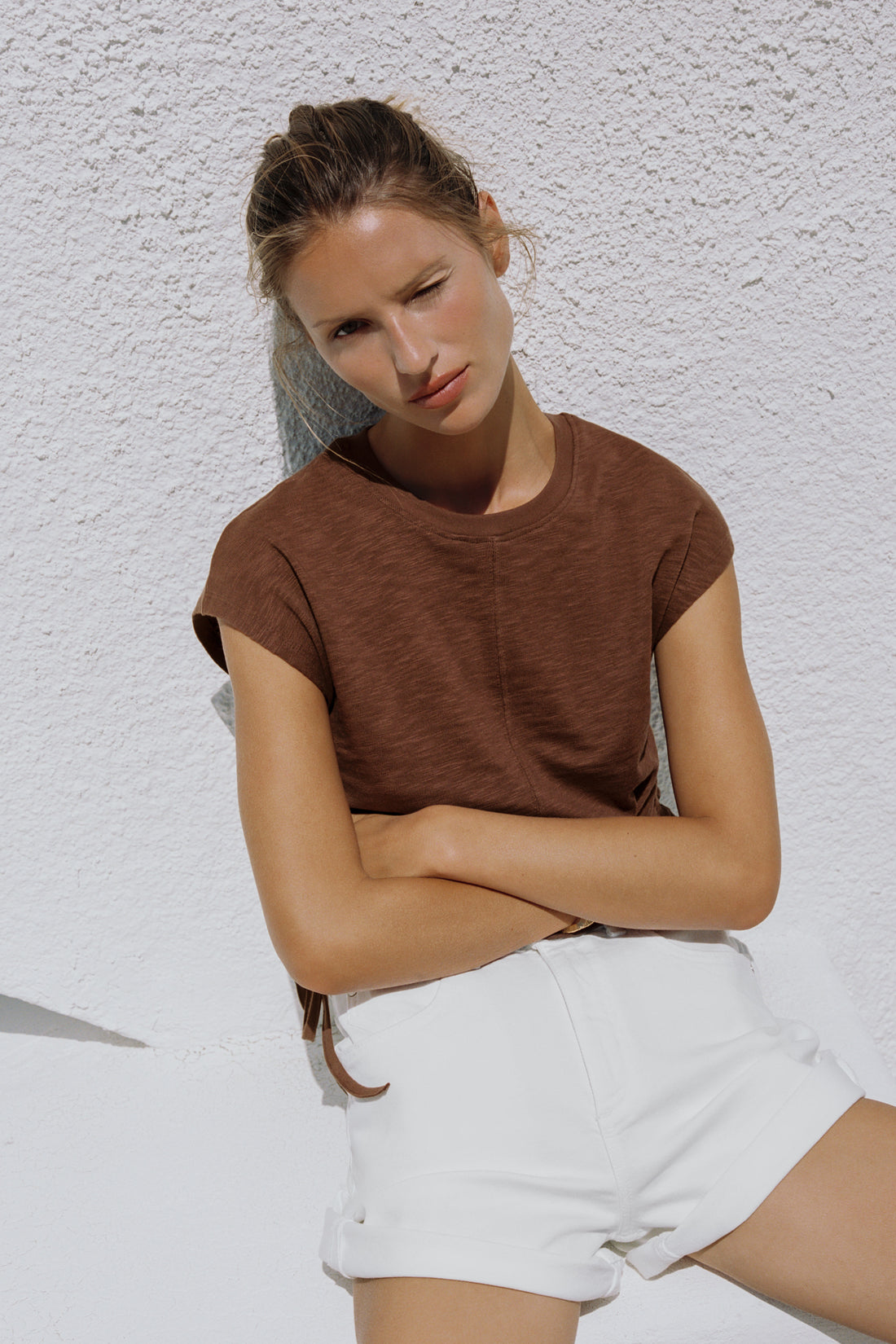 T-SHIRT RUSTIQUE FRONCÉ