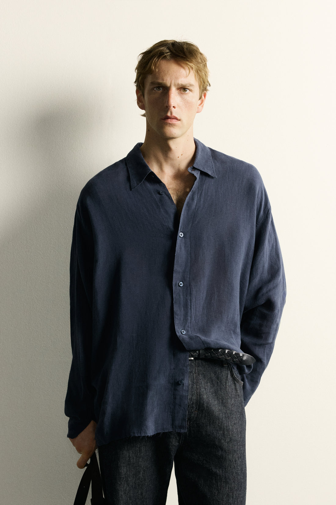 CHEMISE LÉGÈRE COUPE DÉCONTRACTÉE 100 % LIN