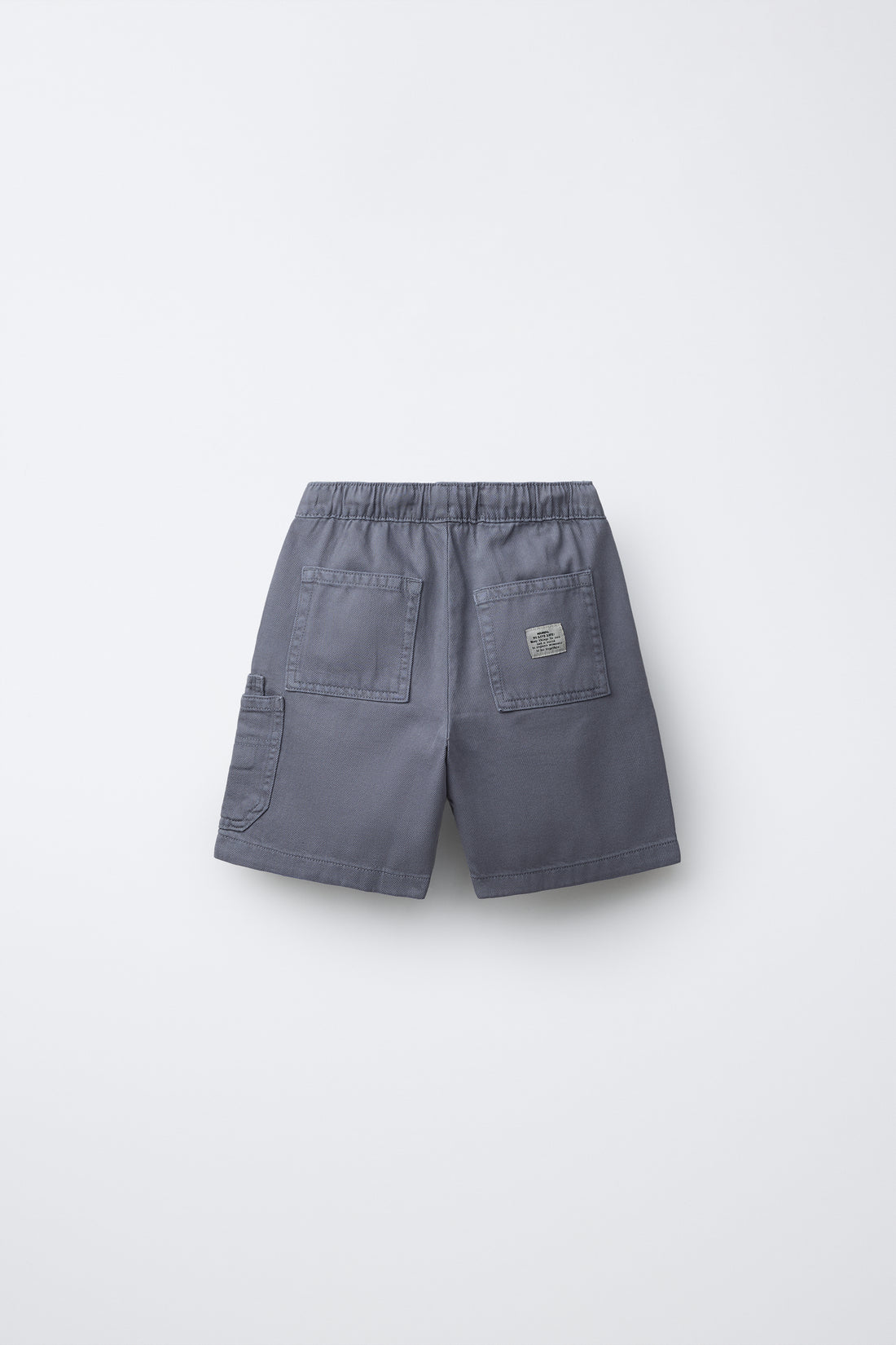 SHORT CARGO FLUIDE EN SERGÉ