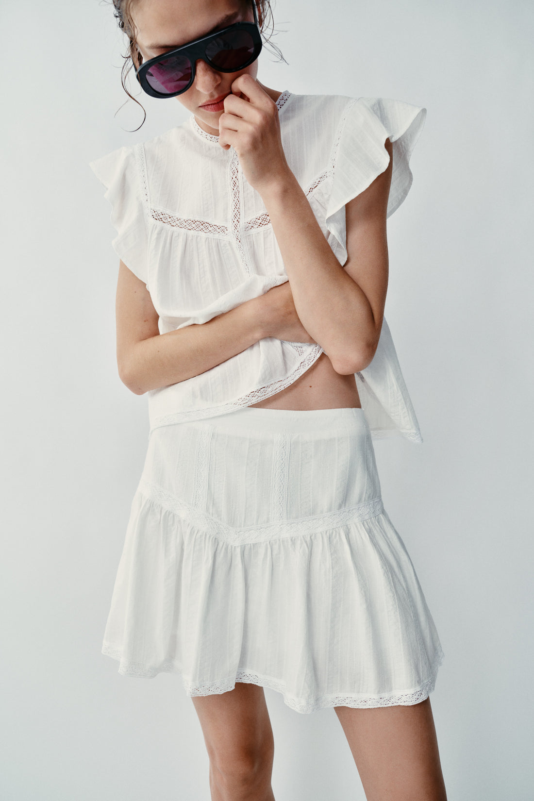 JUPE-PANTALON ROMANTIQUE À ENTRE-DEUX